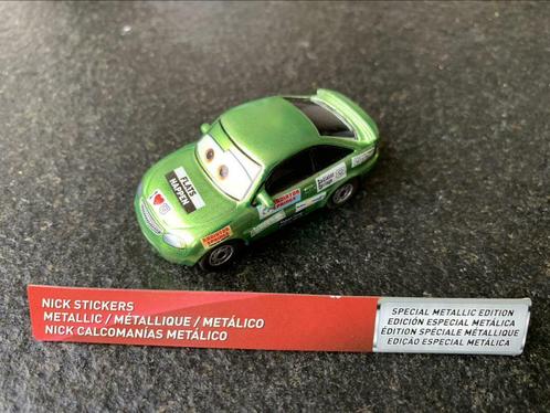 Disney Pixar Cars Nick Stickers metallic, Hobby en Vrije tijd, Modelauto's | 1:43, Nieuw, Ophalen of Verzenden