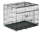 Caisse pour chien à portes coulissantes noire L., Animaux & Accessoires, Enlèvement, Neuf, 65 à 100 cm