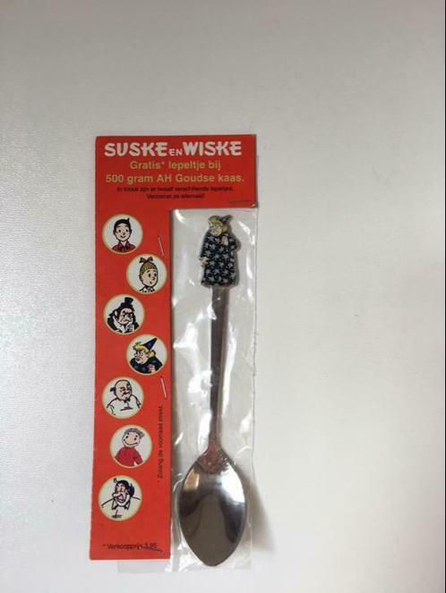 Suske en wiske lepel zwarte madam goudse kaas albert heijn, Verzamelen, Stripfiguren, Nieuw, Ophalen of Verzenden