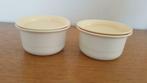 tupperware 2 kommetjes, Huis en Inrichting, Keuken | Tupperware, Ophalen of Verzenden, Zo goed als nieuw, Geel, Bak of Kom
