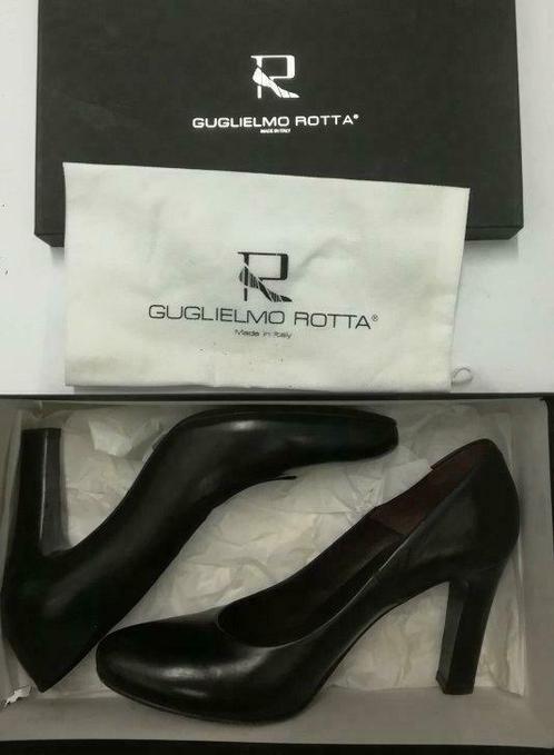 271A*Guglielmo ROTTA superbes escarpins cuir de luxe (39,5), Vêtements | Femmes, Chaussures, Porté, Escarpins, Noir