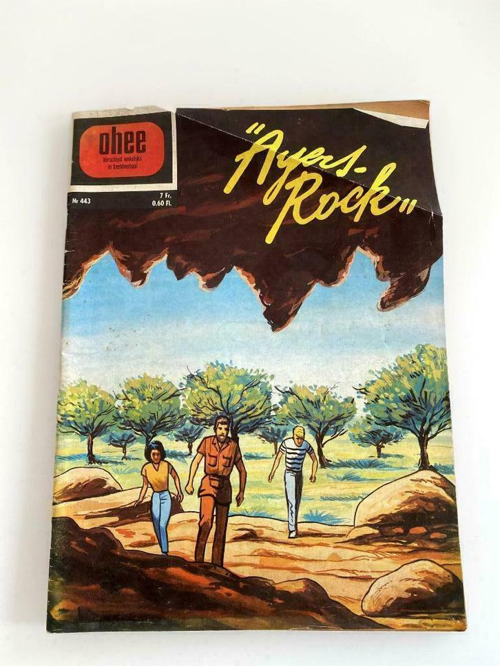Strip Ohee 443 09/10/1971 Ayers Rock, Boeken, Stripverhalen, Gelezen, Eén stripboek, Ophalen of Verzenden