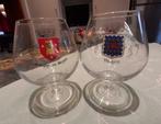 2 collector's cognac glazen met badge in perfecte staat, Nieuw, Ophalen of Verzenden