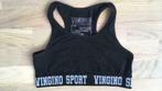 Brassière de sport/ bustier noir Vingino 12 ans, Gedragen, Zwart