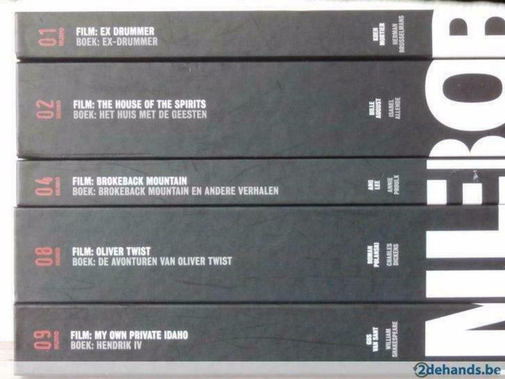 5 DVD's + de  boeken uit de reeks boek film, Cd's en Dvd's, Dvd's | Drama, Drama, Vanaf 9 jaar, Ophalen of Verzenden