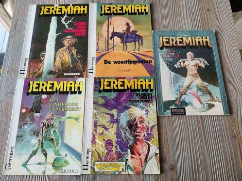 Lot 5 stripverhalen Jeremiah - Hermann, Livres, BD, Utilisé, Enlèvement ou Envoi
