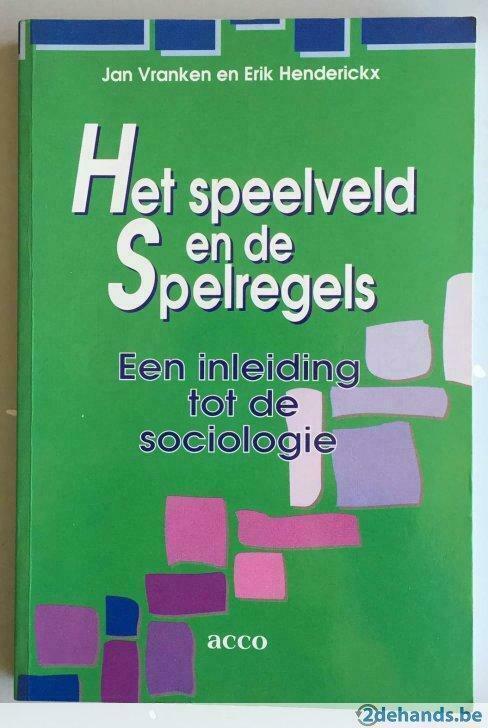 Het speelveld en de spelregels, Eric Henderickx, Boeken, Studieboeken en Cursussen, Gelezen
