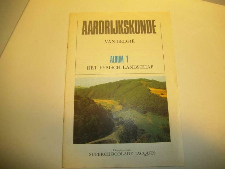 Album "Aardrijkskunde van België" (Jacques) (Verzam-058), Verzamelen, Foto's en Prenten, Gebruikt, Prent, Overige onderwerpen