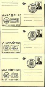 België 1996-Gele briefkaart reclame in 3 talen, Met stempel, Overig, Overig, Ophalen of Verzenden