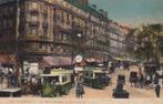 CP Paris :  Boulevard Montmartre très animée et colorée, Affranchie, France, 1920 à 1940, Enlèvement ou Envoi