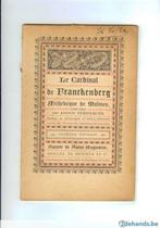 le cardinal de franckenberg archevèque de malines 1726-1804, Antiquités & Art, Antiquités | Livres & Manuscrits