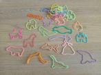 Rubberen armbandjes fluo en pastel kleuren, Verzenden, Zo goed als nieuw, Overige kleuren, Kunststof of Plastic
