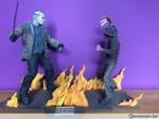 Rare FREDDY VS JASON resin-statue 60 x 38cm ltd 650 by Neca, Comme neuf, Enlèvement ou Envoi