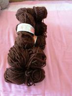 laine brune à tricoter avec du 4
