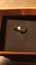 SOLITAIRE GOLD RING verlovingsdiamant maat 56, Handtassen en Accessoires, Ringen, 20 of groter, Ophalen of Verzenden, Zo goed als nieuw
