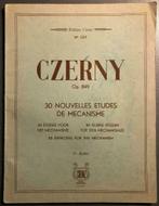 Czerny : 30 nouvelles études de mécanisme, Muziek en Instrumenten, Les of Cursus, Gebruikt, Ophalen of Verzenden