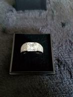 Ring in zilver 925 maat 52, Bijoux, Sacs & Beauté, Bagues, Comme neuf, Argent, Avec cristal, Femme