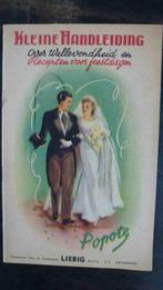 oud boekje Kleine handleiding over wellevendheid en recepten, Antiek en Kunst, Verzenden