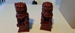 Set of 2 Foo Dog Statues,, Antiek en Kunst, Ophalen of Verzenden