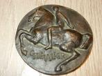 Bronzen Chevalier legpenning van Felix van der Linden, Bronze, Enlèvement