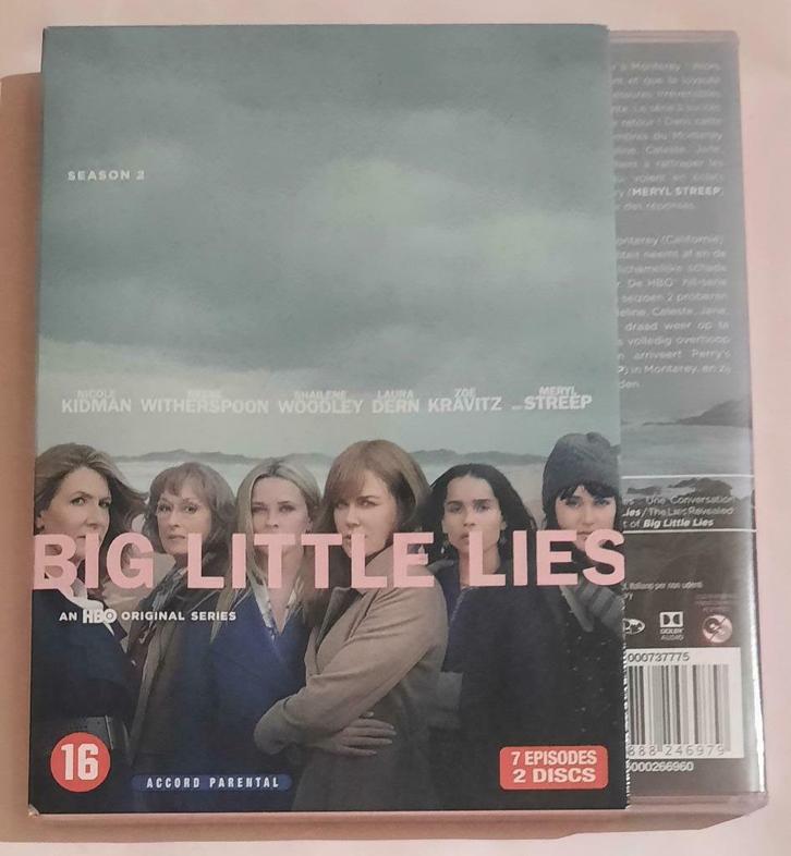 Big Little Lies (Intégrale Saison 2) comme neuf, Cd's en Dvd's, Dvd's | Tv en Series, Zo goed als nieuw, Boxset, Vanaf 16 jaar