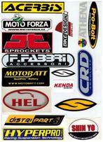 Groot assortiment stickers moto / motorfiets / scooter, Motoren, Accessoires | Stickers