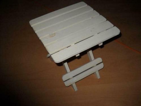Petit piédestal bois peint, Huis en Inrichting, Woonaccessoires | Overige, Gebruikt, Ophalen of Verzenden