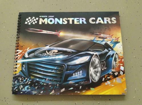 Create your Monster Car - Tekenblok - Depesche - Mooie staat, Boeken, Kinderboeken | Jeugd | onder 10 jaar, Gelezen, Non-fictie