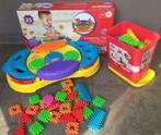 Playskool bouw- & speeltafel + doos met 50 extra stukken