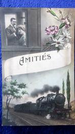 FANTASIEKAARTEN-ALLERLEI- TREINEN- FRANSE KAART 1913, Enlèvement ou Envoi, Avant 1920, Affranchie, Véhicule