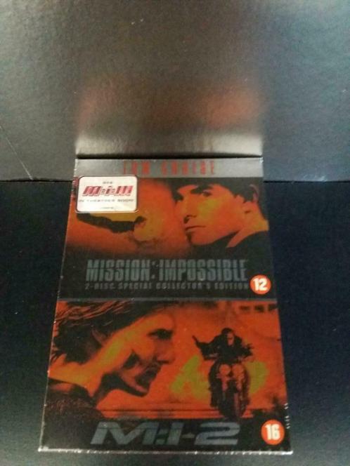 MISSION IMPOSSIBLE 1&2-NIEUW-2 DVD's-collector's edition, CD & DVD, DVD | Action, Neuf, dans son emballage, Thriller d'action