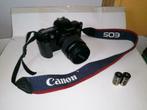 Appareil photo CANON EOS500 avec 2 objectifs, Canon, Ophalen of Verzenden, Zo goed als nieuw