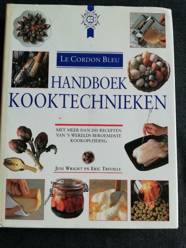 Handboek kooktechnieken, Livres, Livres de cuisine, Utilisé, Entrées et Soupes, Plat principal, Gâteau, Tarte, Pâtisserie et Desserts