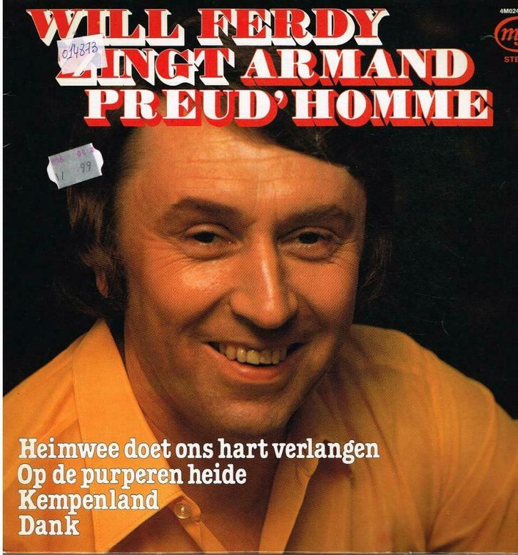 lp    /    Will Ferdy – Will Ferdy Zingt Armand Preud'Homme, Cd's en Dvd's, Vinyl | Overige Vinyl, Overige formaten, Ophalen of Verzenden