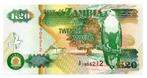 20  KWACHA  1992      ZAMBIA     UNC     P 36b     € 0,50