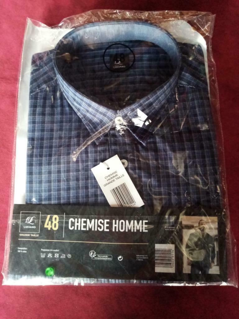 Chemise bleu marine taille 48 neuve dans son emballage, Vêtements | Hommes, Enlèvement ou Envoi, Bleu, Autre, Neuf