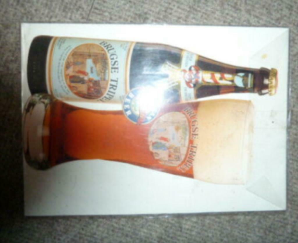 # post kaart ( met envelop & sealed ) BRUGSE TRIPEL, Collections, Marques de bière, Utilisé, Autres types, Autres marques, Enlèvement ou Envoi