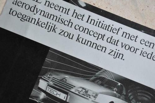 OPEL TECH 1 Concept Car 1981 : zeer zeldzaam ( OPEL OMEGA ), Boeken, Auto's | Folders en Tijdschriften, Zo goed als nieuw, Opel