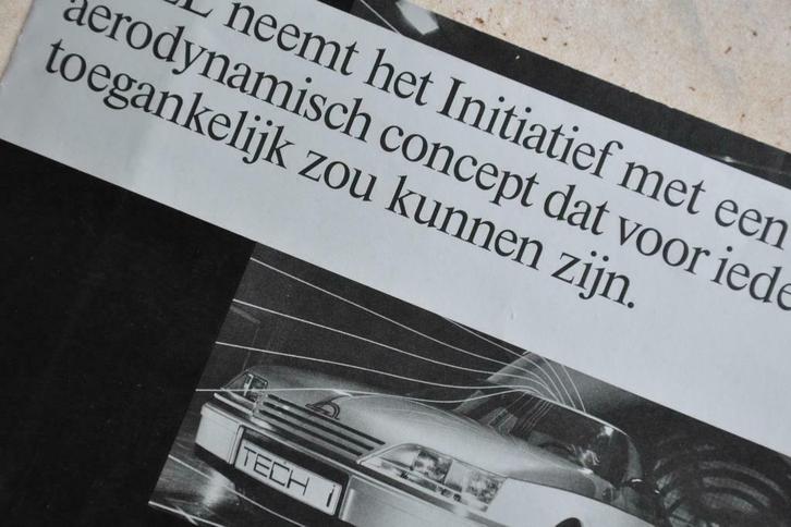 OPEL TECH 1 Concept Car 1981 : zeer zeldzaam ( OPEL OMEGA ), Boeken, Auto's | Folders en Tijdschriften, Zo goed als nieuw, Opel