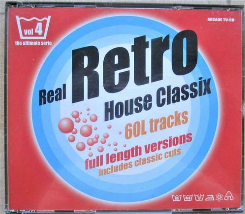 Verzamel: 4CD Real Retro House Classix Vol.4 (Arcade/2001), Cd's en Dvd's, Cd's | Dance en House, Dance Populair, Ophalen of Verzenden