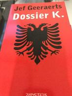 Jef Geeraerts Le dossier K signé, Comme neuf, Belgique, Enlèvement ou Envoi