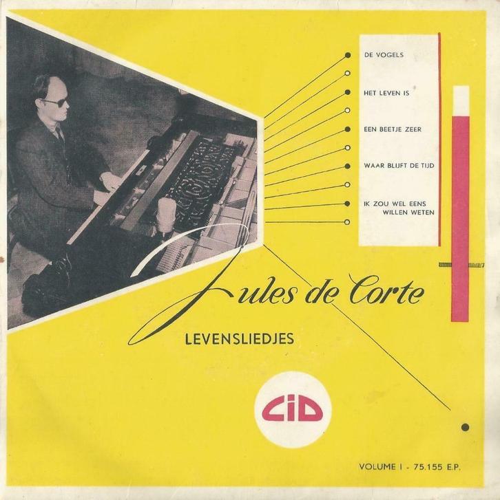 Jules de Corte – Levensliefdjes Vol 1 – Single – EP, Cd's en Dvd's, Vinyl Singles, Gebruikt, EP, Nederlandstalig, 7 inch, Ophalen of Verzenden