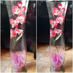 À vendre de vase avec orchidée artificielle, Maison & Meubles, Comme neuf, Enlèvement