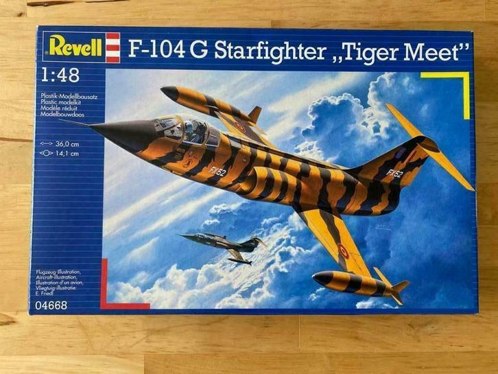 F-104 G STARFIGHTER TIGERMEET 1/48 BELGISCHE LUCHTMACHT, Hobby en Vrije tijd, Modelbouw | Vliegtuigen en Helikopters, Nieuw, Vliegtuig