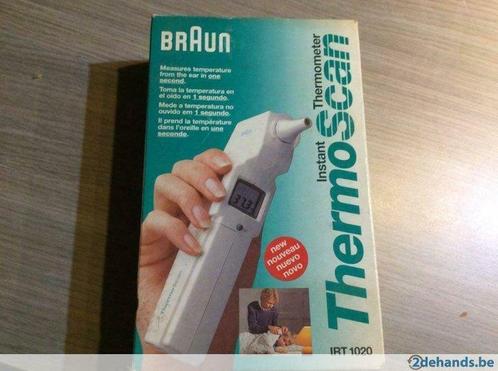 Braun Thermoscan... thermometer IRT1020, Kinderen en Baby's, Badjes en Verzorging, Gebruikt