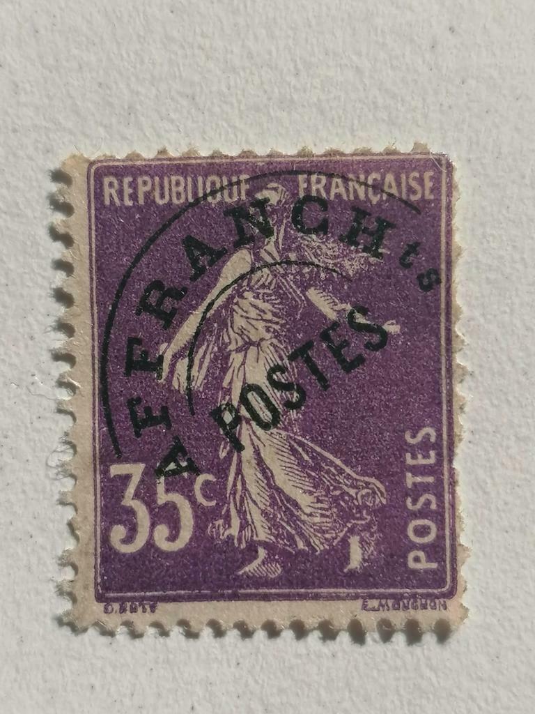 France preoblitere Yvert n. 62 cote 235 euros, Non oblitéré