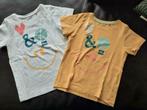 2 T-shirts, gilet en vestje 104-110, Kinderen en Baby's, Kinderkleding | Maat 104, Meisje, Ophalen of Verzenden, Zo goed als nieuw