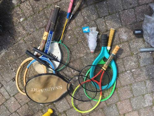 Badminton / tennisraketten, Sport en Fitness, Badminton, Gebruikt, Racket(s), Ophalen
