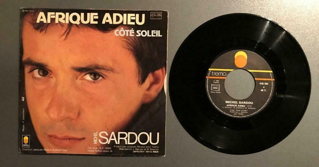Vinyle de Michel Sardou, Ophalen of Verzenden, Gebruikt, Overige genres, Single