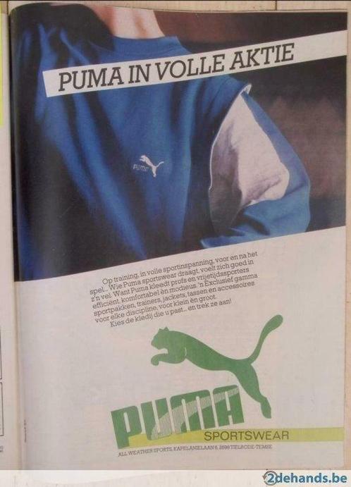 Advertentie Puma Sportwear, Verzamelen, Merken en Reclamevoorwerpen, Gebruikt
